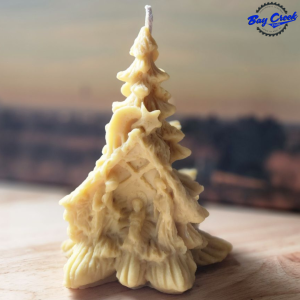 Manger Scene Beeswax Candle