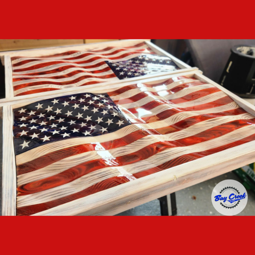 wooden-american-flags